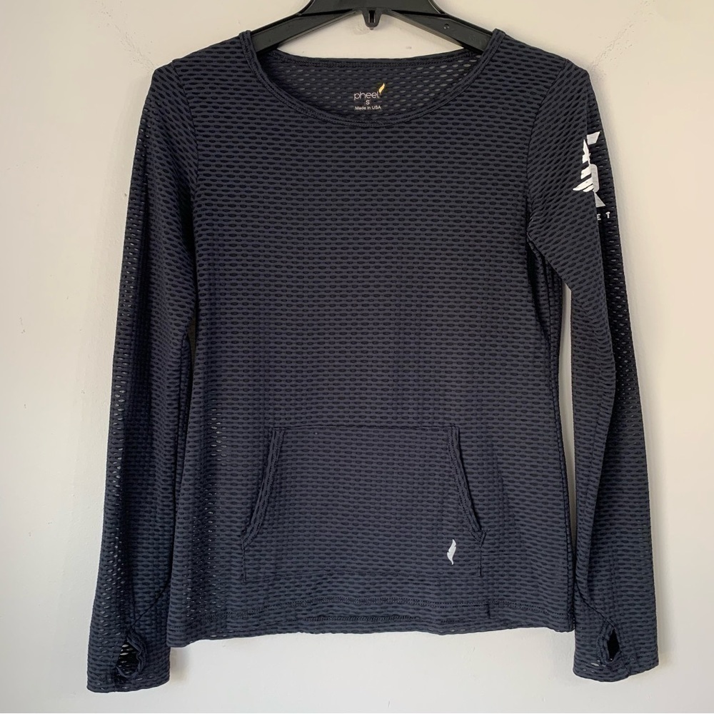 CYCLEBAR Pheel Long Sleeve Black Top Small